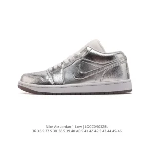 Jordan Air Jordan 1 Low Retro Classic Leather Basketball Shoes