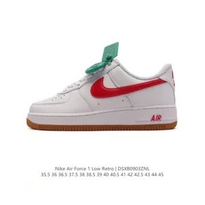 Nike Air Force 1 Low 07 White Leather Sneakers for Men and Women