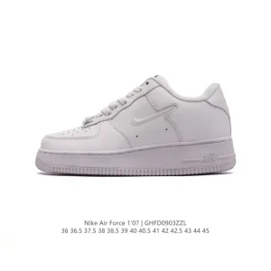 Nike Air Force 1 07 Low Crystal Air Cushion Platform Sneakers