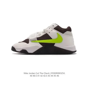 Travis Scott x Jordan Cut The Check Brown Black Men's Lifestyle Shoes