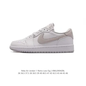 Jordan AJ1 Low Retro Classic Leather Basketball Shoe