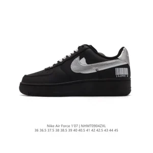 Nike Air Force 1 07 Low White Leather Sneakers for Men and Women