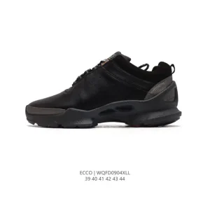 ECCO Men's Outdoor Casual Sneakers Lightweight Breathable Lace-Up Shoes