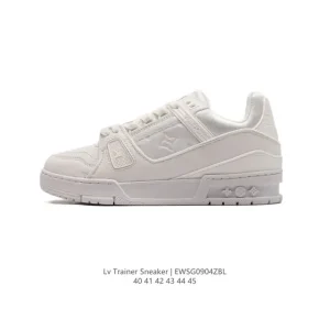 Louis Vuitton Trainer Sneaker Low Top Fashion Thick Sole Shoes