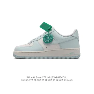 Nike Air Force 1 Low 07 White Leather Casual Sneakers