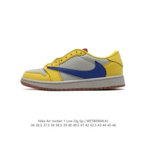 Jordan Air 1 Low OG SP Military Blue Reverse Swoosh Sneaker