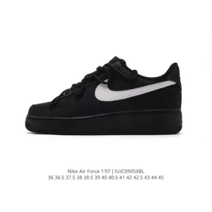 Nike Air Force 1 '07 Low White Leather Sneakers