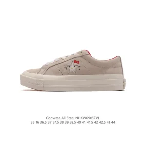 Converse One Star X Hello Kitty Collaboration Low Top Skateboard Shoes