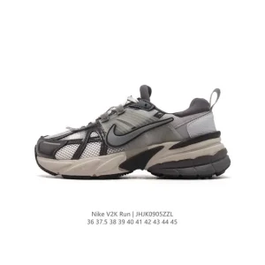 Nike V2K Run Retro Running Shoes with TPU Stability and Dual MD Foam