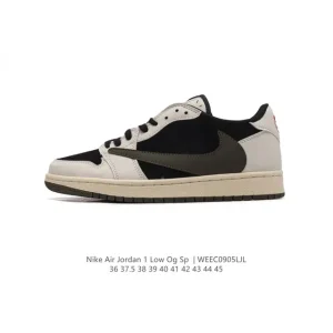 Jordan Air 1 Low OG SP Military Blue Reverse Swoosh Sneakers