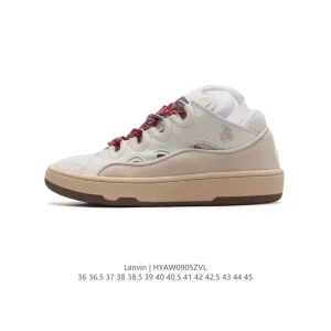 Autry Low Retro Leather and Fabric Sneakers for Men and Women