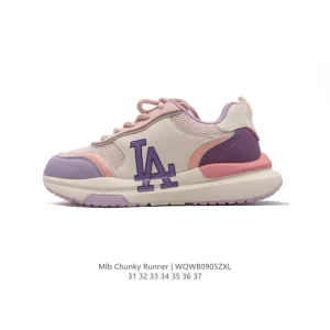 MLB Chunky Runner Liner Low-Top Chunky Sole Sneakers for Kids
