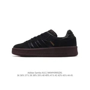 Adidas Samba Xlg Thick Sole Retro Street Fashion Sneakers