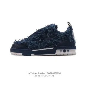 Louis Vuitton Trainer Sneaker Low Top Fashion Luxury Sneakers for Men
