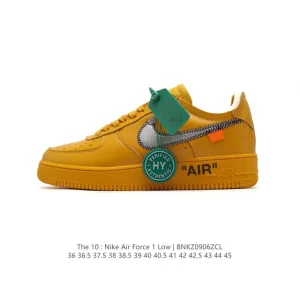Louis Vuitton x Nike Air Force 1 '07 Low Sneaker with Logo Brush