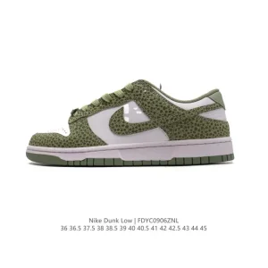 Nike SB Dunk Low Pro Vintage Leather Skateboarding Shoes for Men and Women