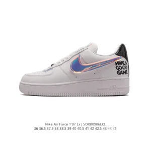 Nike Air Force 1 '07 Low White Leather Sneakers for Men and Women