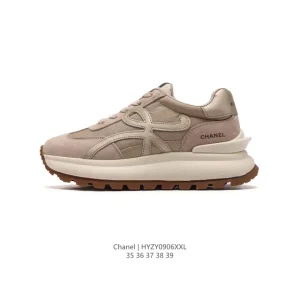 CHANEL Luxury Fashion Sneakers for Women with Hidden Heel