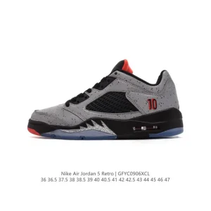 Jordan Air 5 Retro Low Basketball Shoes Team Jordan Edition