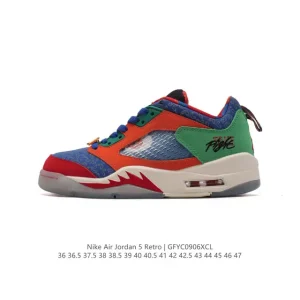 Jordan Air 5 Retro Low Team Jordan Basketball Shoes