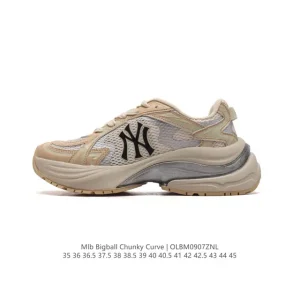 MLB Bigball Chunky Curve New York Yankees Chunky Sneakers with Magic Strap