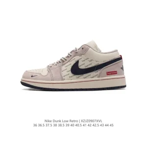 Nike Dunk Low Retro Classic Leather Basketball Skate Shoes Vintage Style