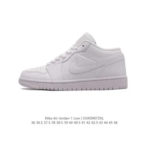Jordan Air 1 Low Retro Classic Leather Basketball Shoes