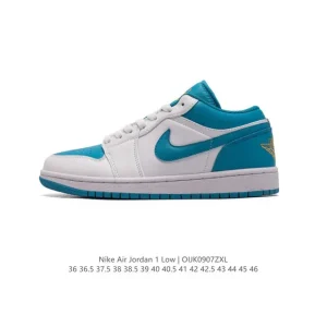 Jordan Air 1 Low Retro Vintage Leather Basketball Shoes