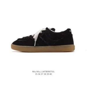 Miu Miu Inspired Canvas Fashion Sneakers for Women 2024