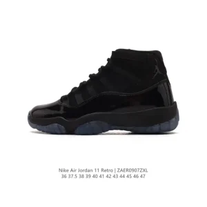 Nike Air Jordan 11 Retro High OG Black Metallic Silver