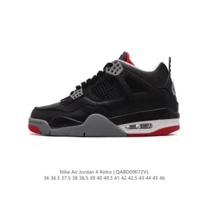 Jordan Air 4 Retro OG Men's Basketball Shoes Black Cement