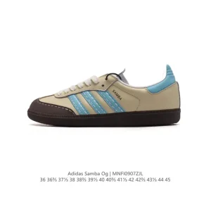 Adidas Originals Samba OG Classic Leather Sneakers White T-Toe Shoes