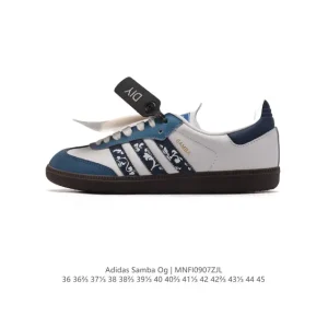 Adidas Samba Og Classic Leather Sneakers T-Toe Gum Sole