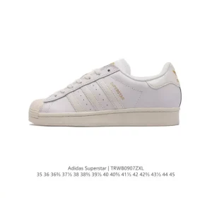 Adidas Superstar 82 Classic Shell Toe Leather Sneakers for Men and Women