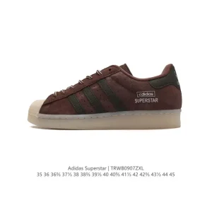Adidas Superstar 82 Classic Shell Toe Leather Sneakers