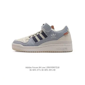 Adidas Forum 84 Low Shoes - Classic Leather Basketball Sneakers