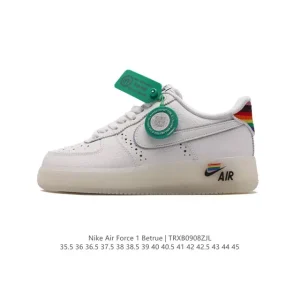 Nike Air Force 1 Betrue Rainbow Summer Edition with Logo Brush