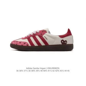 Adidas Samba Vegan Leather Shoes Classic Retro Sneakers for Men and Women