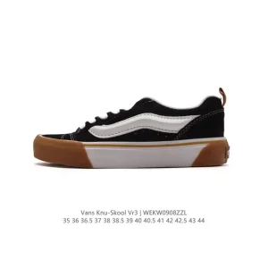 Vans Knu Skool VR3 LX Chunky Retro Skate Shoes with Bold Logo