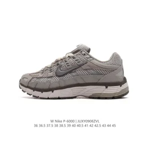 Nike P-6000 Premium Leather Mesh Running Shoes for Men and Women
