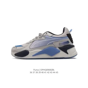 PUMA Unisex Sporty Low-Top Sneakers with Cushioning and Thick Sole