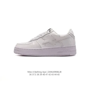 Bape x Nike Air Force 1 Low Camo Sneakers