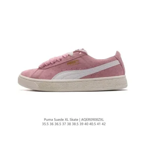 PUMA Suede Skate Low Top Retro Lightweight Breathable Skateboarding Shoes for Men and Women