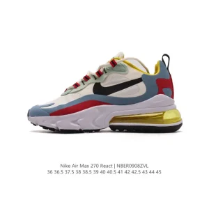 Nike Air Max 270 React Cushioning Lifestyle Sneakers for Men and Women