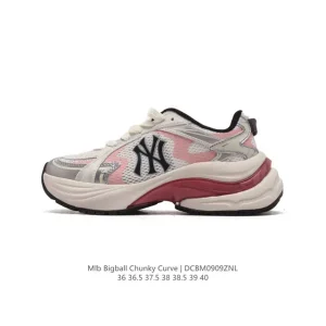 MLB Bigball Chunky Curve New York Yankees Dad Shoes for Women Men