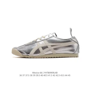 ASICS Onitsuka Tiger Mexico 66 Classic Vintage Leather Sneakers