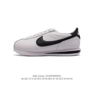 Nike Classic Cortez Leather Retro Running Shoes for Men and Women