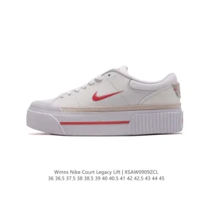 Nike Court Legacy Lift Men's and Women's Retro Sneakers with Thick Sole