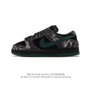 Nike SB Dunk Low Pro Vintage Leather Skate Shoes for Men and Women