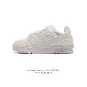 Louis Vuitton Lv Trainer Sneaker Low Fashion Thick Sole Elevated Sports Shoes